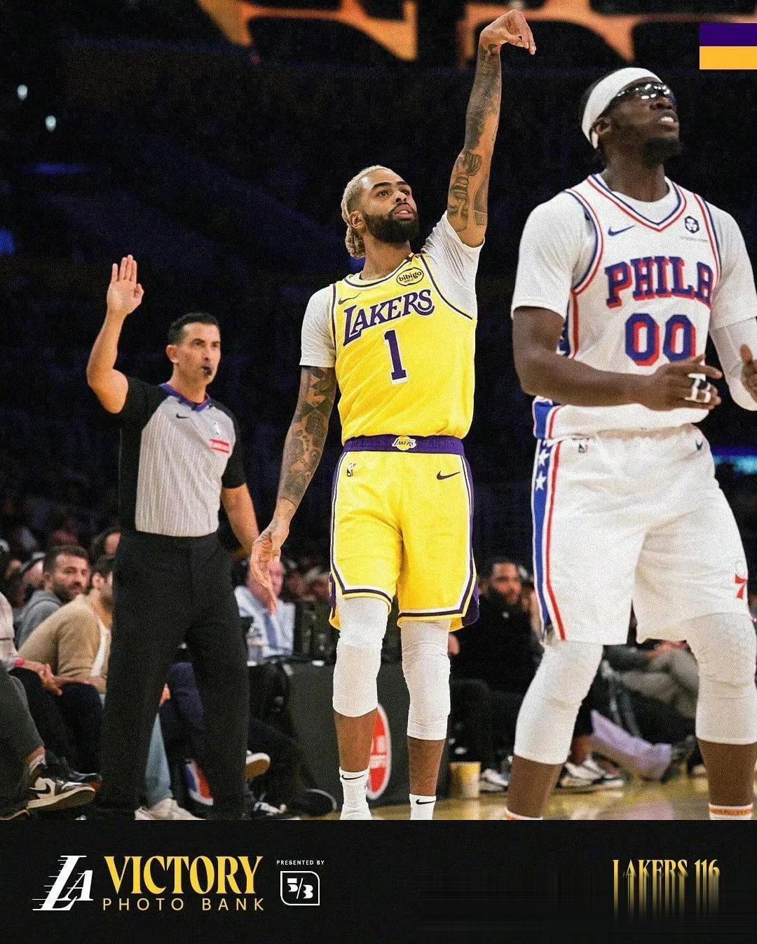 湖人客场战胜76人,取得胜利 湖人客场战胜76人,取得胜利